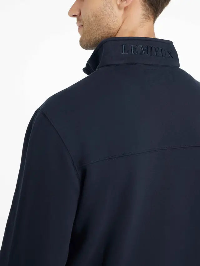 LeMieux Mens Quarter Neck Sweat Navy