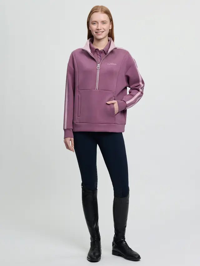 LeMieux Connie Half Zip Sweat Mallow | Equiflair
