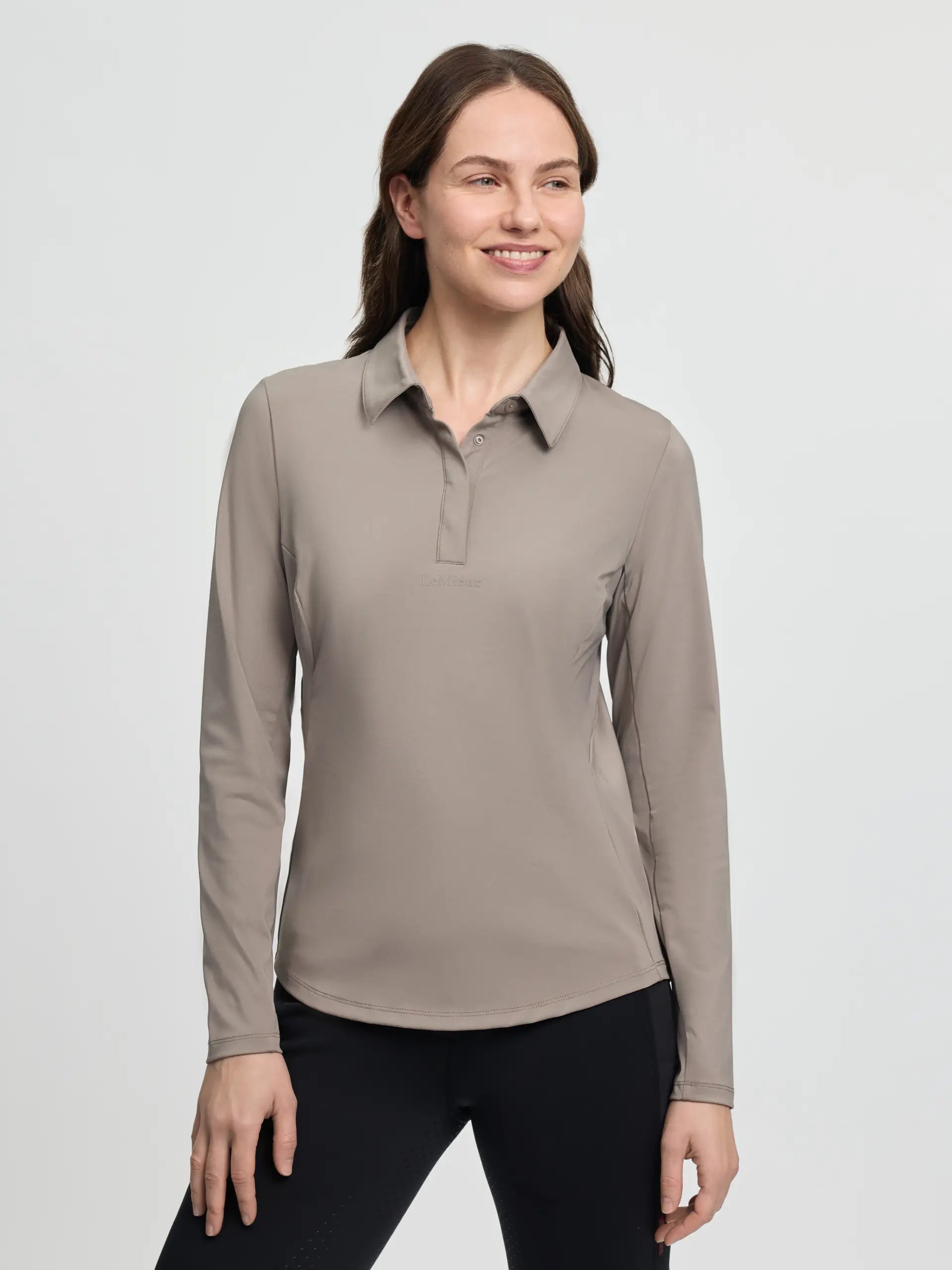 LeMieux Sarah Shirt Base Layer Pecan | Equiflair