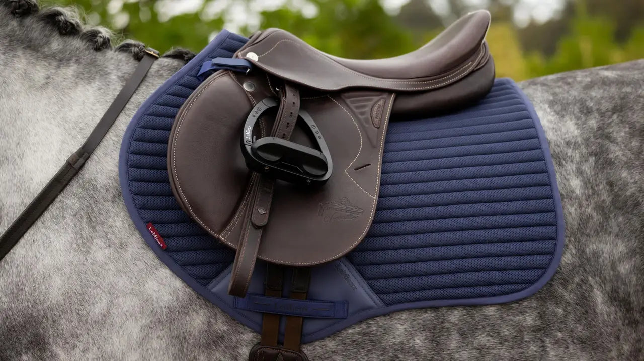 LeMieux Air-Tek CC saddle pad Shadow close contact breathable mesh saddle pad