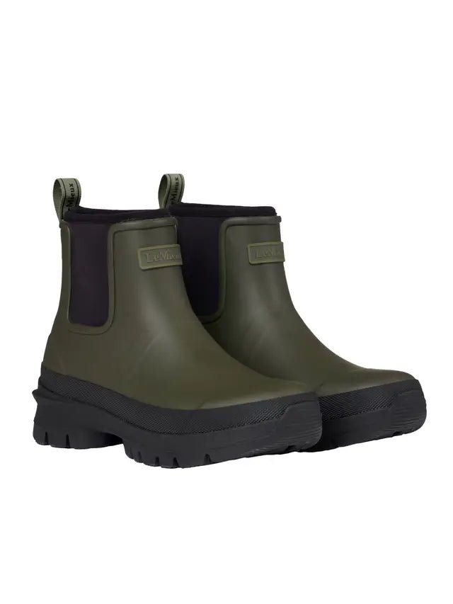 LeMieux Bramshaw Chelsea Welly Olive | Equiflair