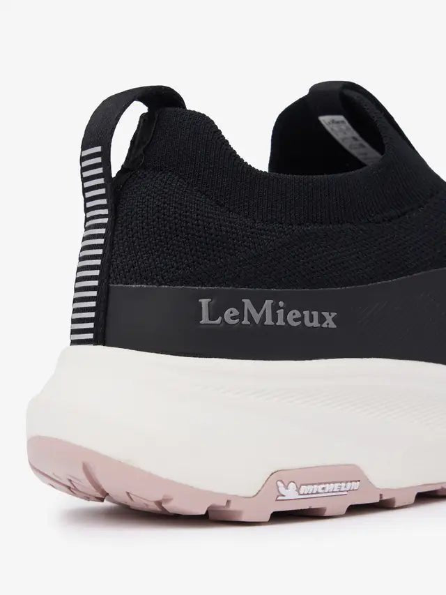 LeMieux Kanta Slip On Waterproof Trainers Black | Equiflair