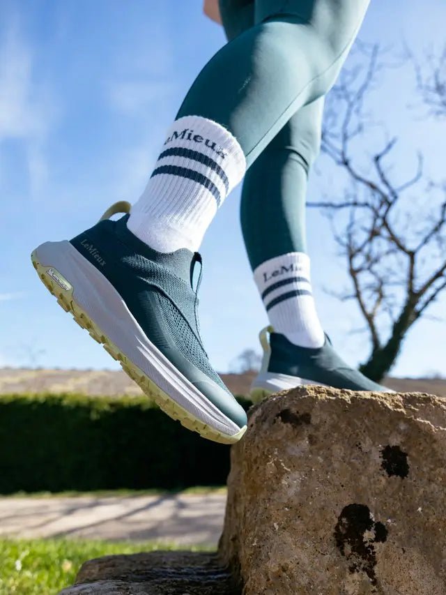LeMieux Kanta Slip On Waterproof Trainers Jungle | Equiflair