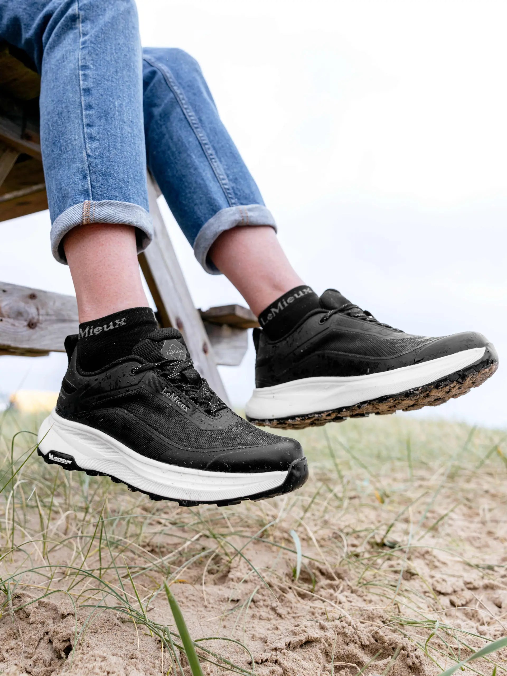 LeMieux Kanta Waterproof Trainers Black | Equiflair