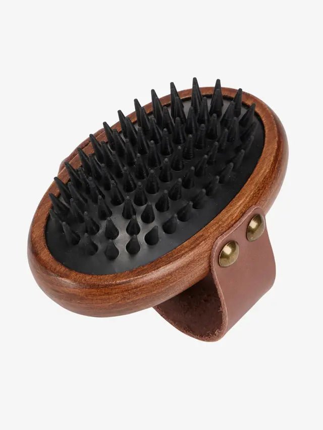 LeMieux Artisan Massage Brush Brown | Equiflair