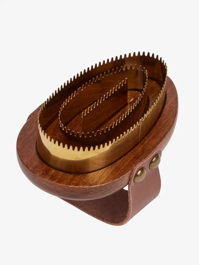 LeMieux Artisan Metal Curry Comb Brown | Equiflair
