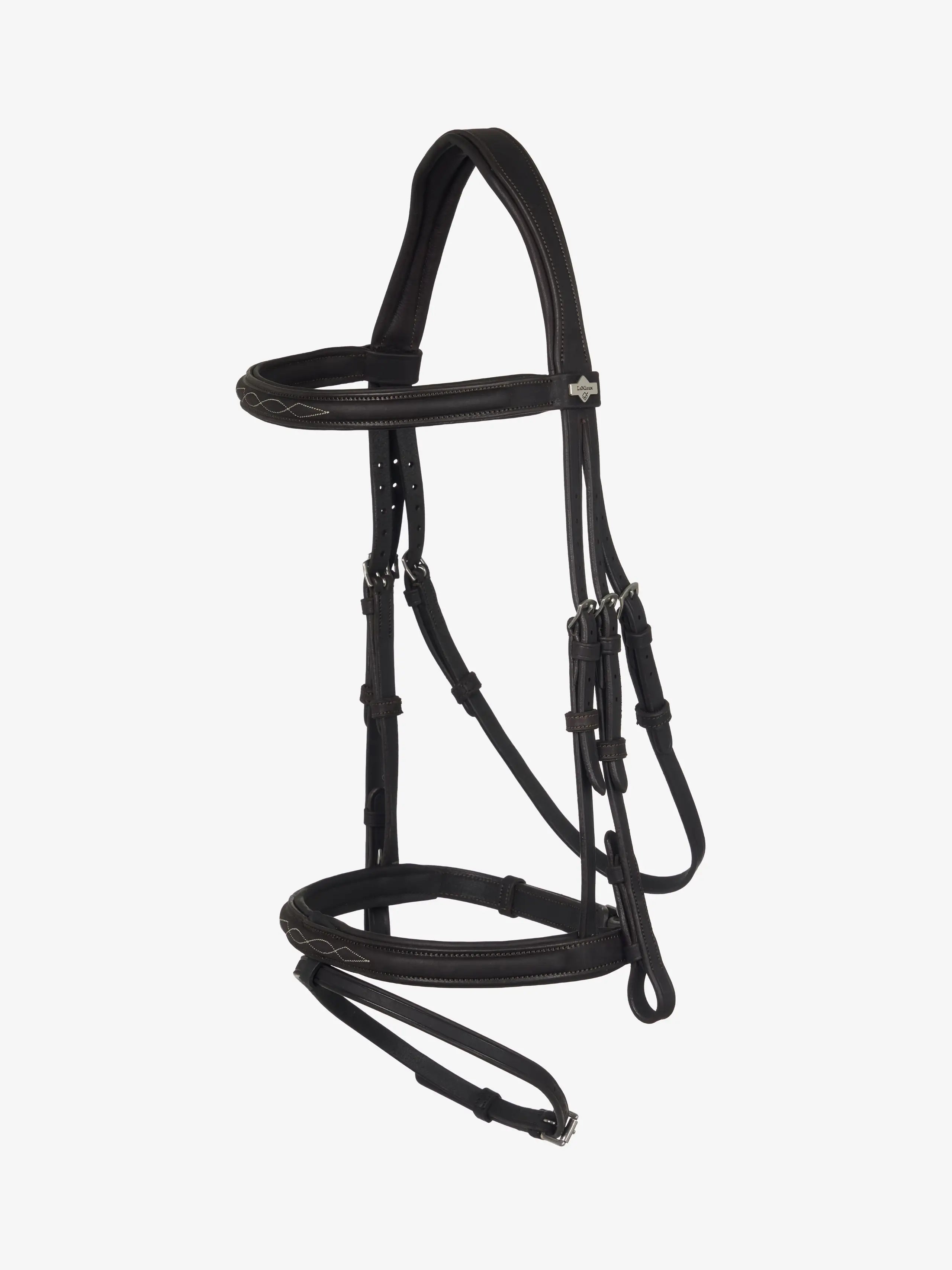 LeMieux Arika Classique Flash Bridle Brown