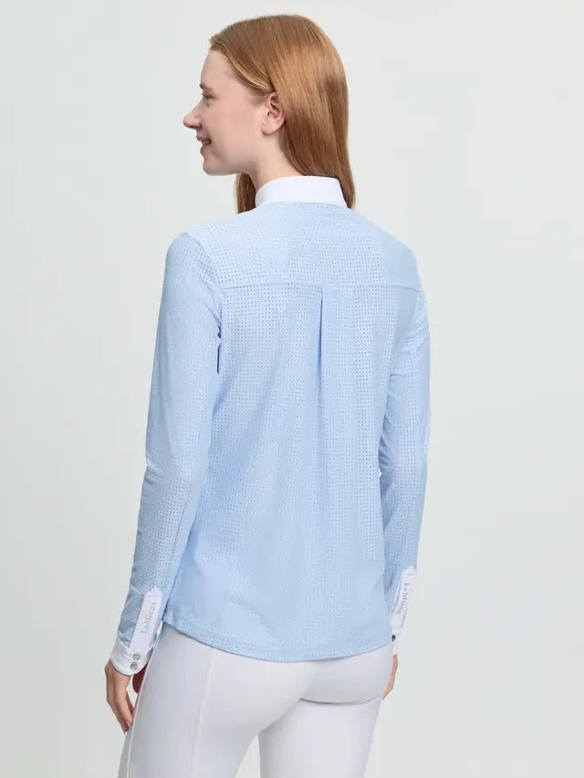 LeMieux Arielle Long Sleeve Show Shirt Mist | Equiflair