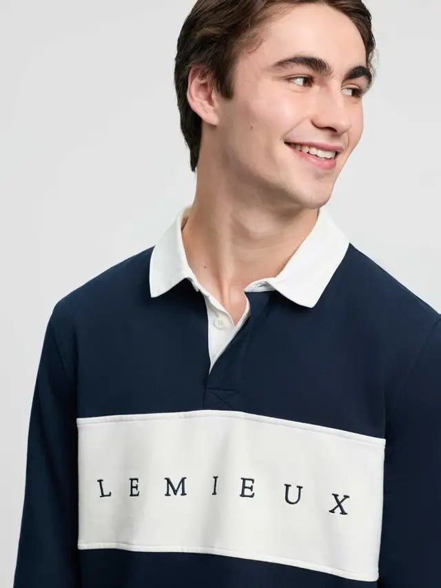 LeMieux Mens Rugby Shirt Navy | Equiflair