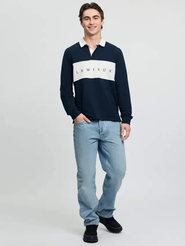 LeMieux Mens Rugby Shirt Navy | Equiflair