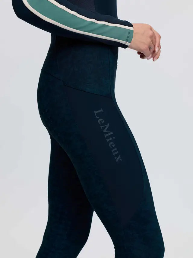 LeMieux Naomi Pull On Breeches Printed Navy