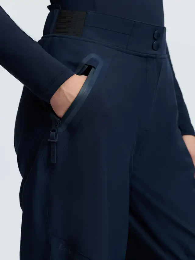 LeMieux navy waterproof riding trousers with zipped pocket