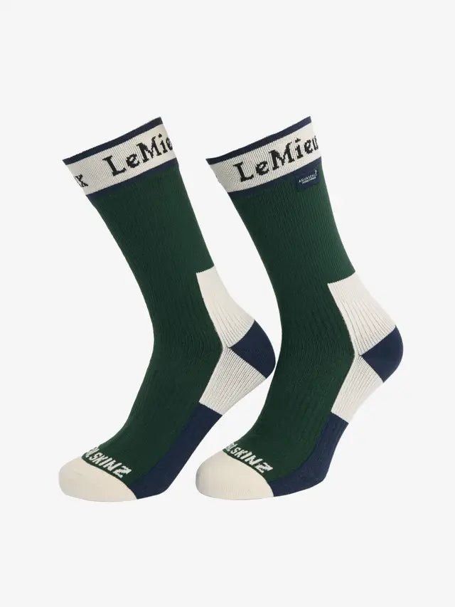 LeMieux Sealskinz Waterproof Socks Green | Equiflair