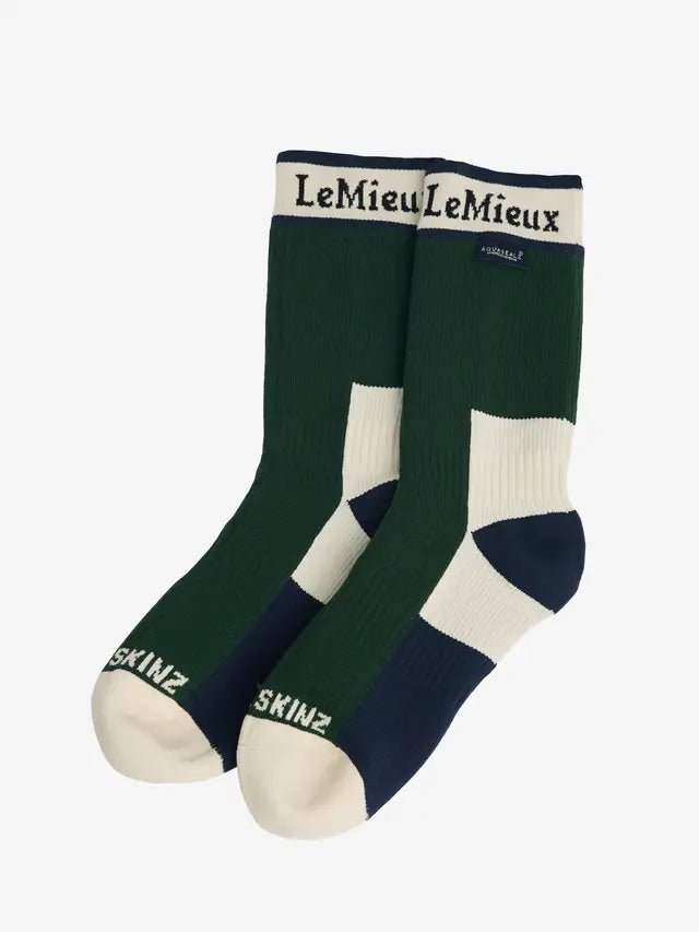 LeMieux Sealskinz Waterproof Socks Green | Equiflair