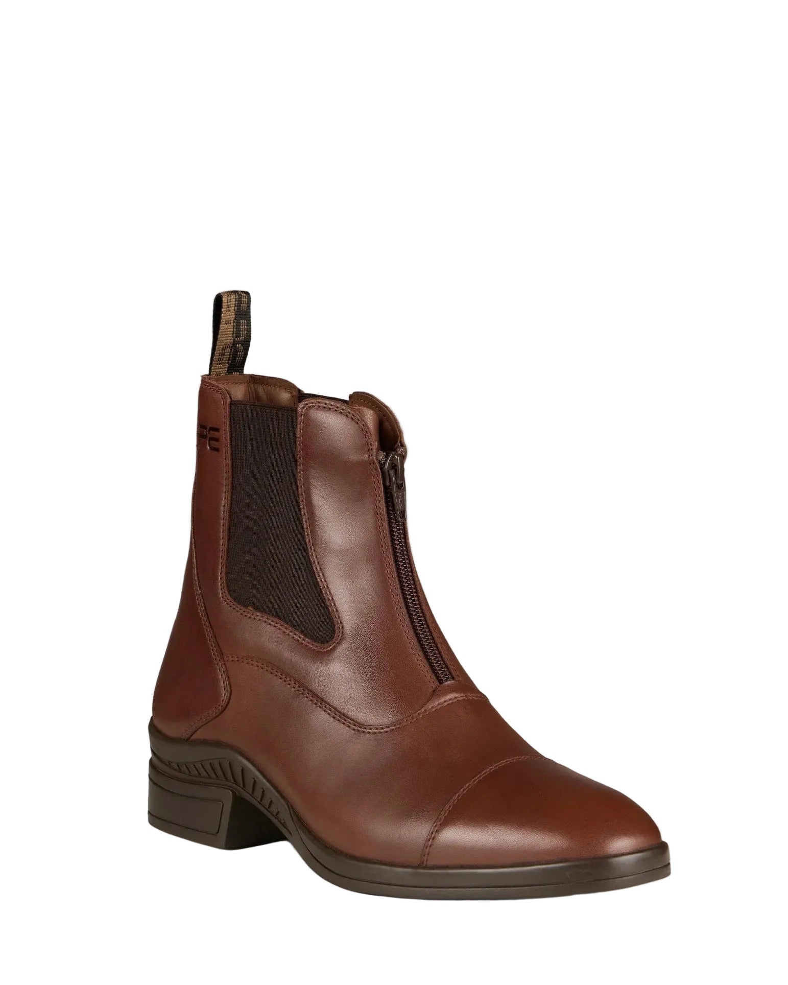 Premier Equine Lanark Leather Paddock Boots Brown