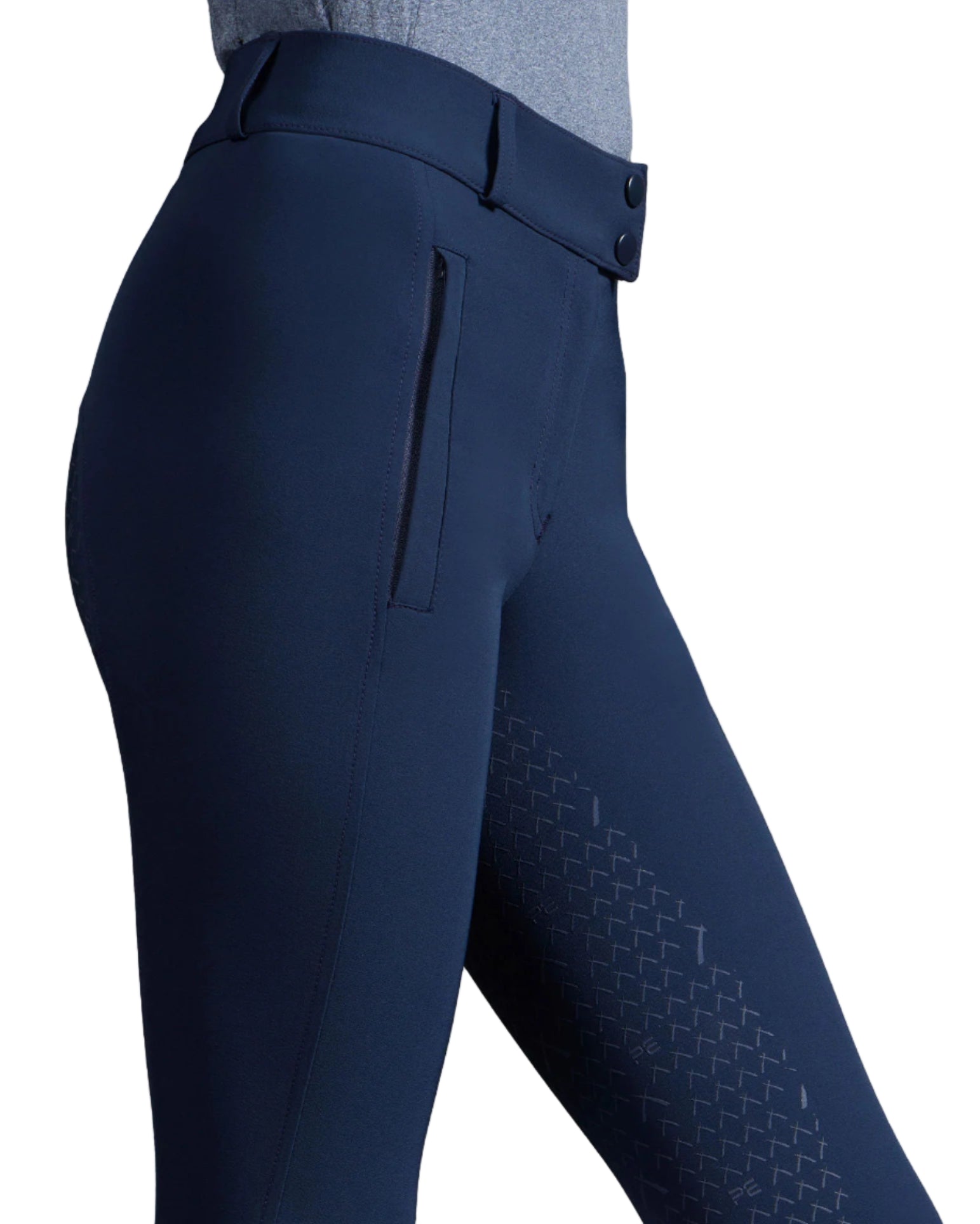 Premier Equine Leora Womens Gel Full Seat Riding Breeches Navy