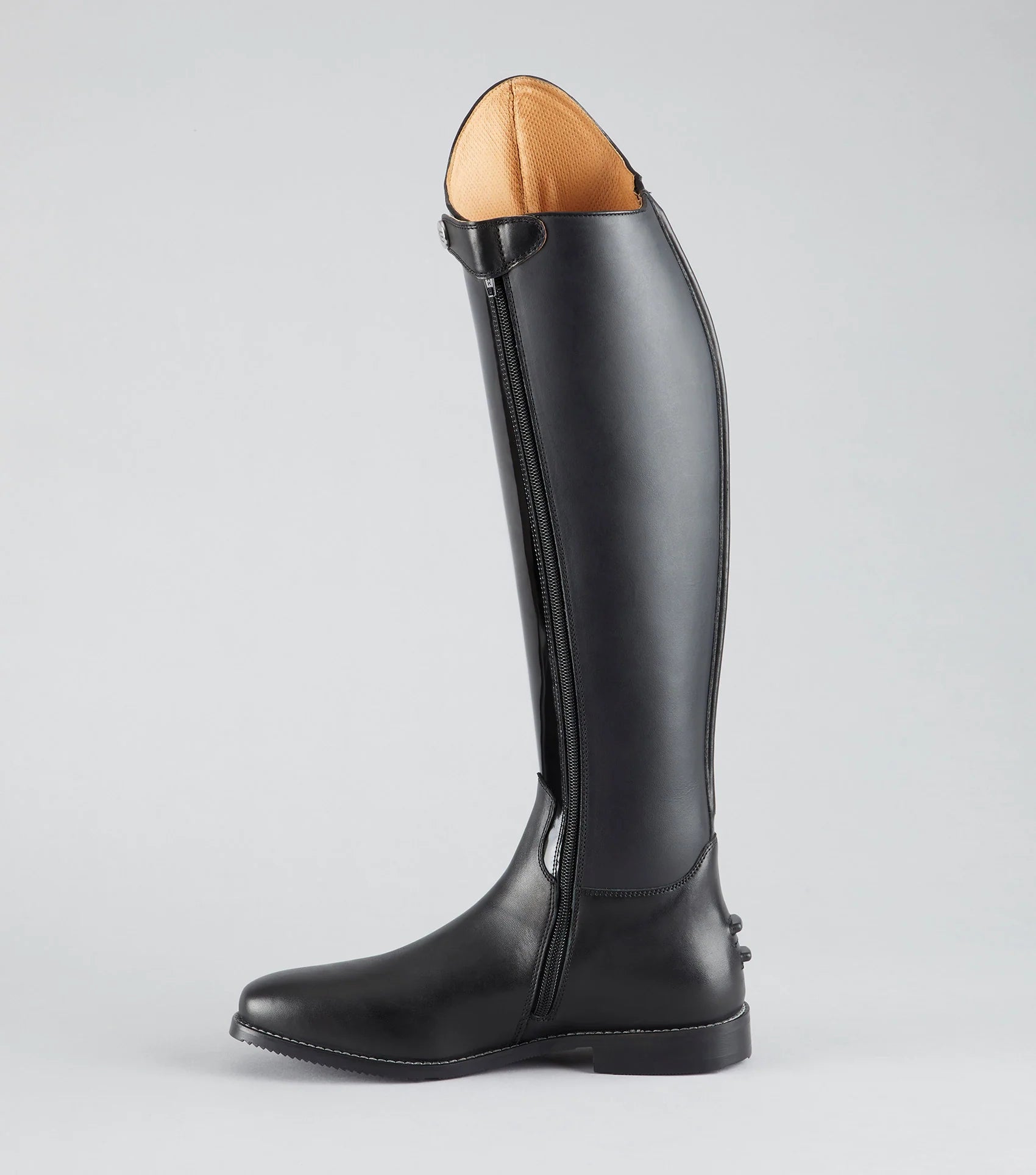 Premier Equine Levade Ladies Black Leather Dressage Riding Boot with Zip - Elegant Equestrian Footwear