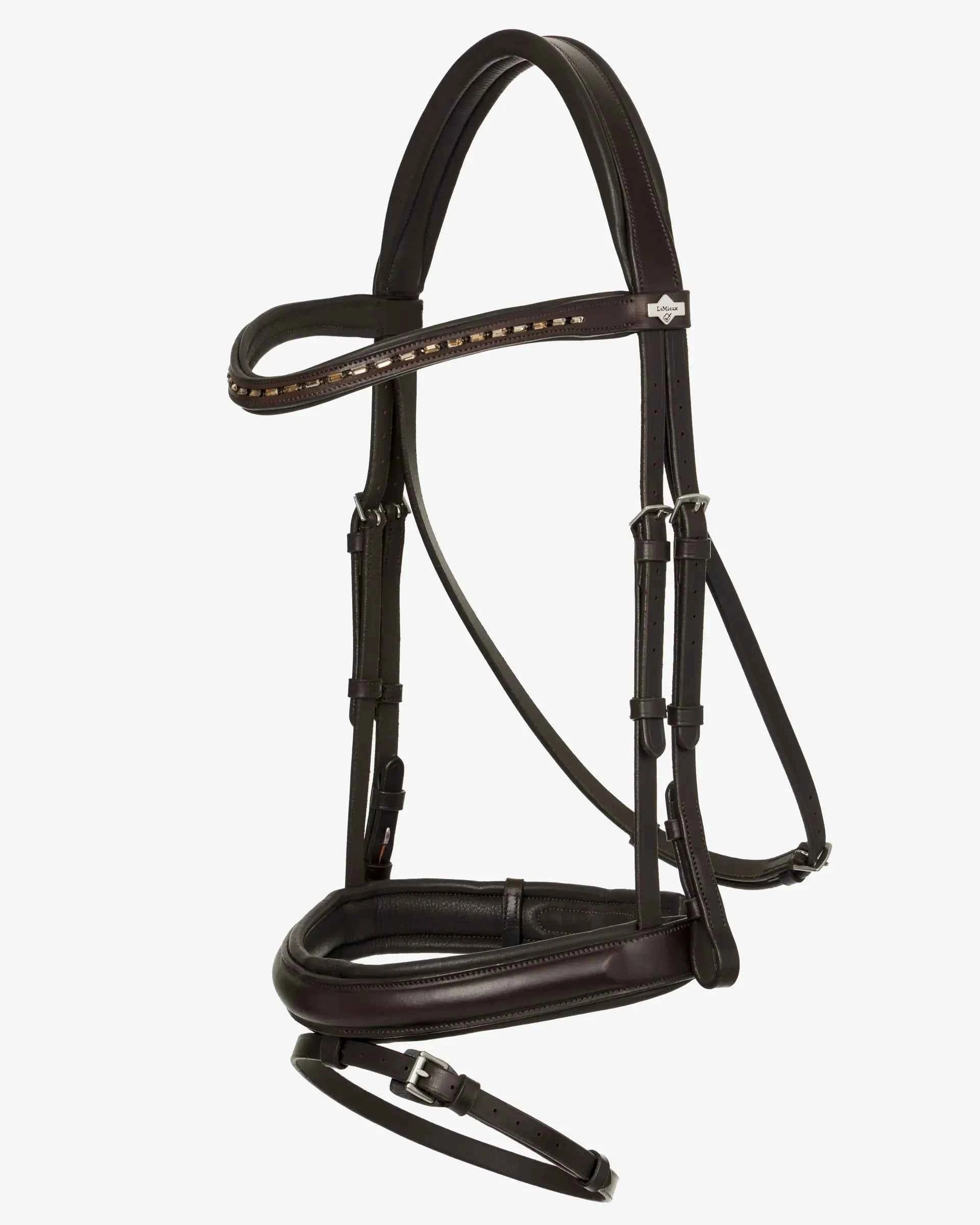 LeMieux Arika Dressage Bridle Brown/Silver