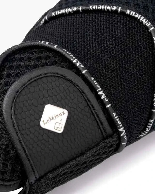 LeMieux 3D Mesh Riding Gloves Black
