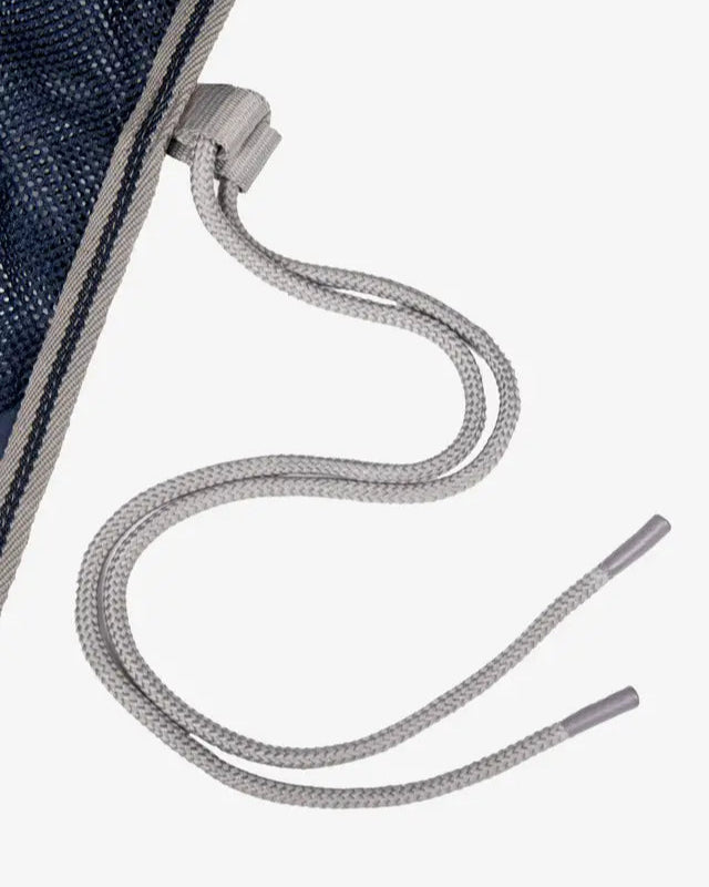 LeMieux Arika Air-Tek Sheet - Detail of drawstrings and mesh. Cooling horse blanket for summer, lightweight and breathable.