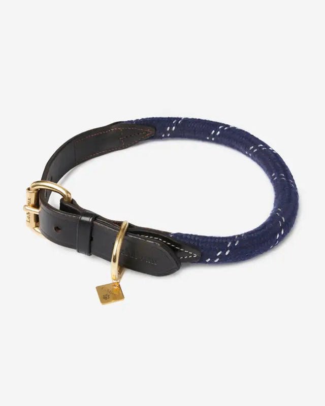 LeMieux Ascot Rope Dog Collar Navy | Equiflair