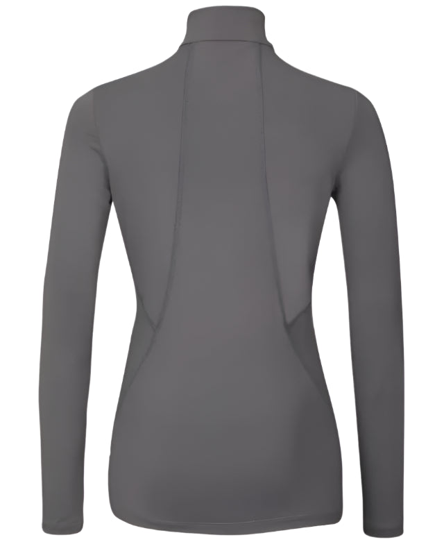 LeMieux Young Rider Slate Base Layer: Performance riding apparel for youth. UV50+, sweat-wicking, & breathable. Equiflair