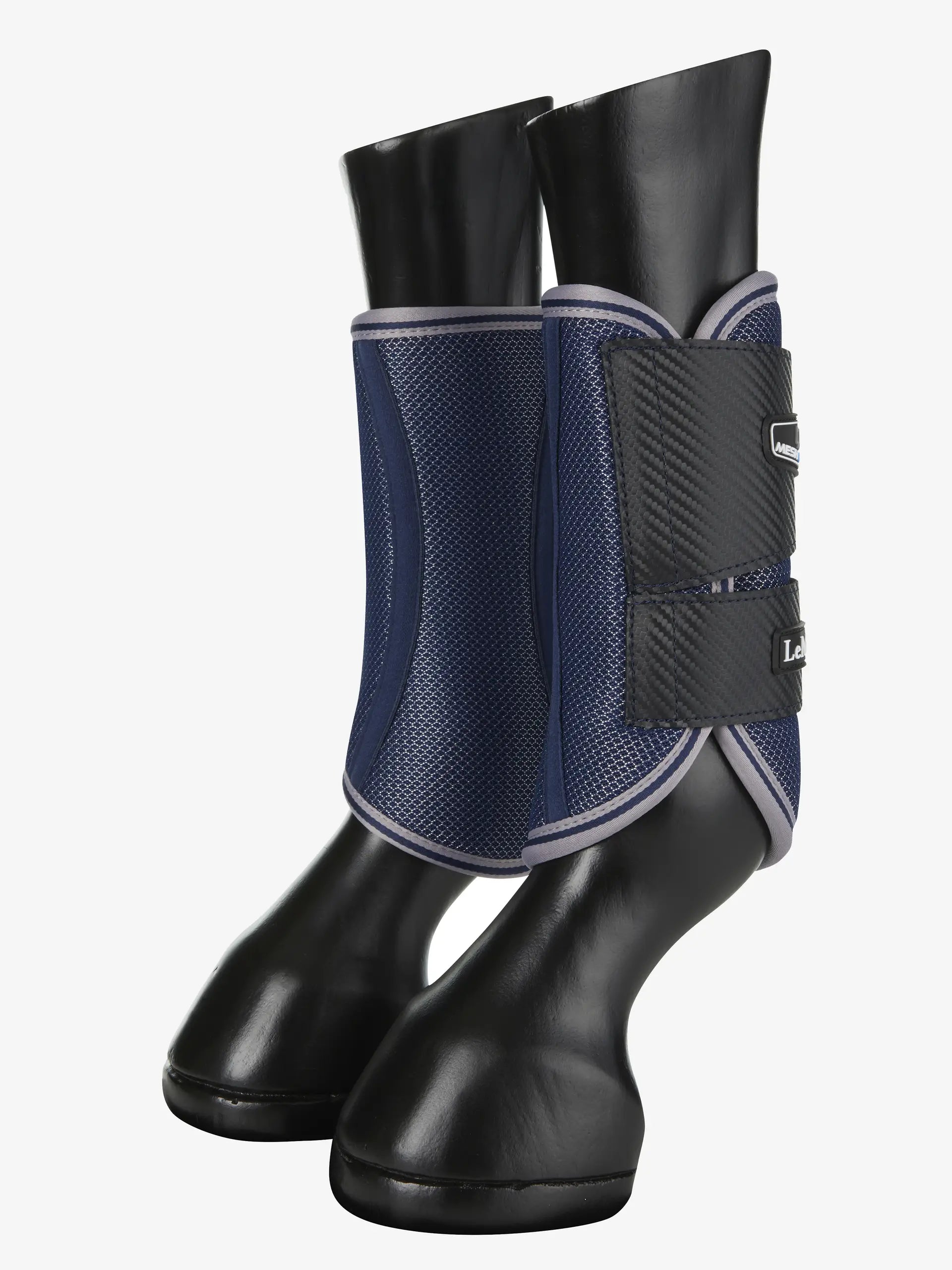 LEMIEUX Carbon Mesh Wrap Boots NAVY - Horse Leg Protection for Riding & Training | Equiflair