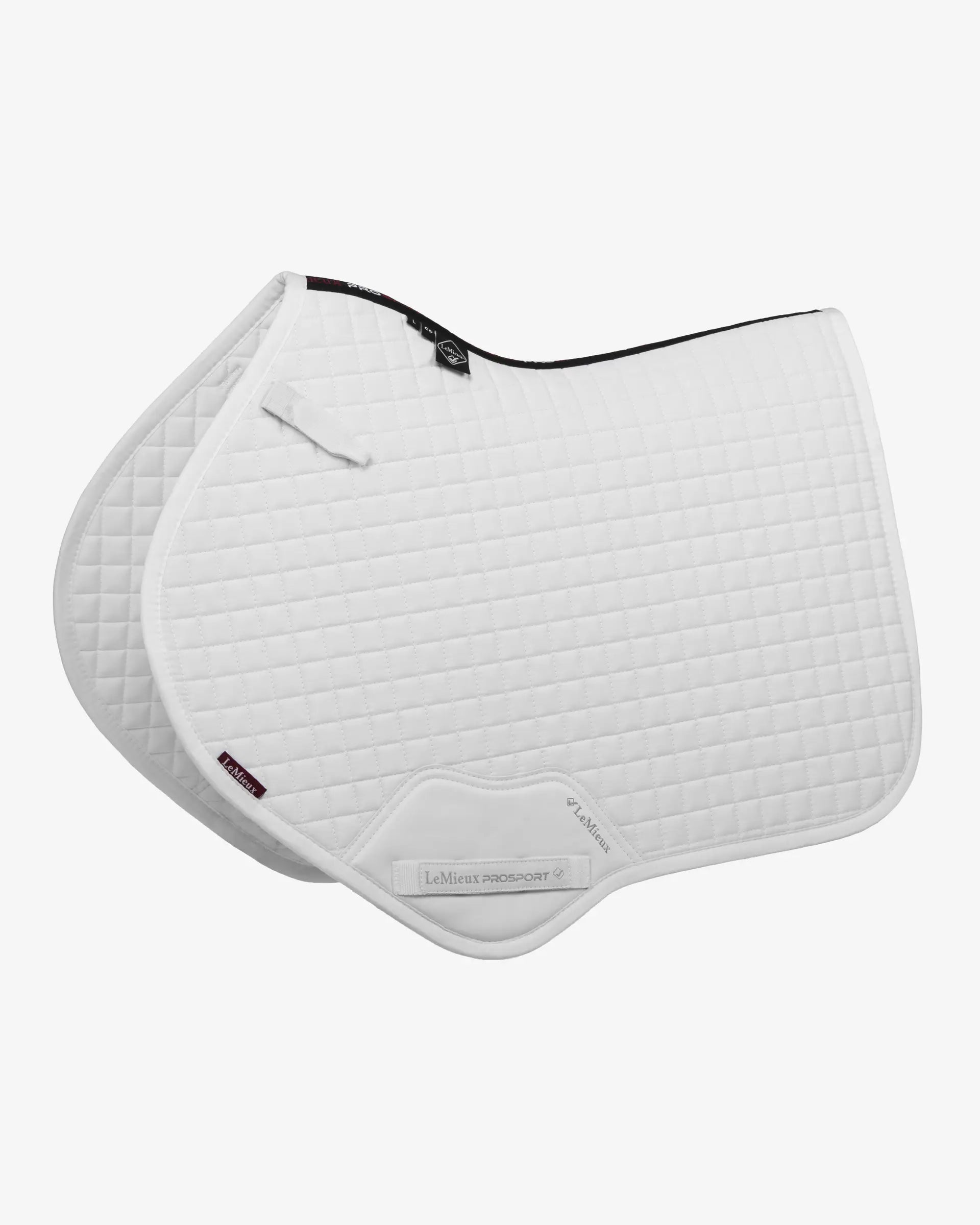 LEMIEUX Cotton Close Contact White Square Saddle Pad | Equiflair