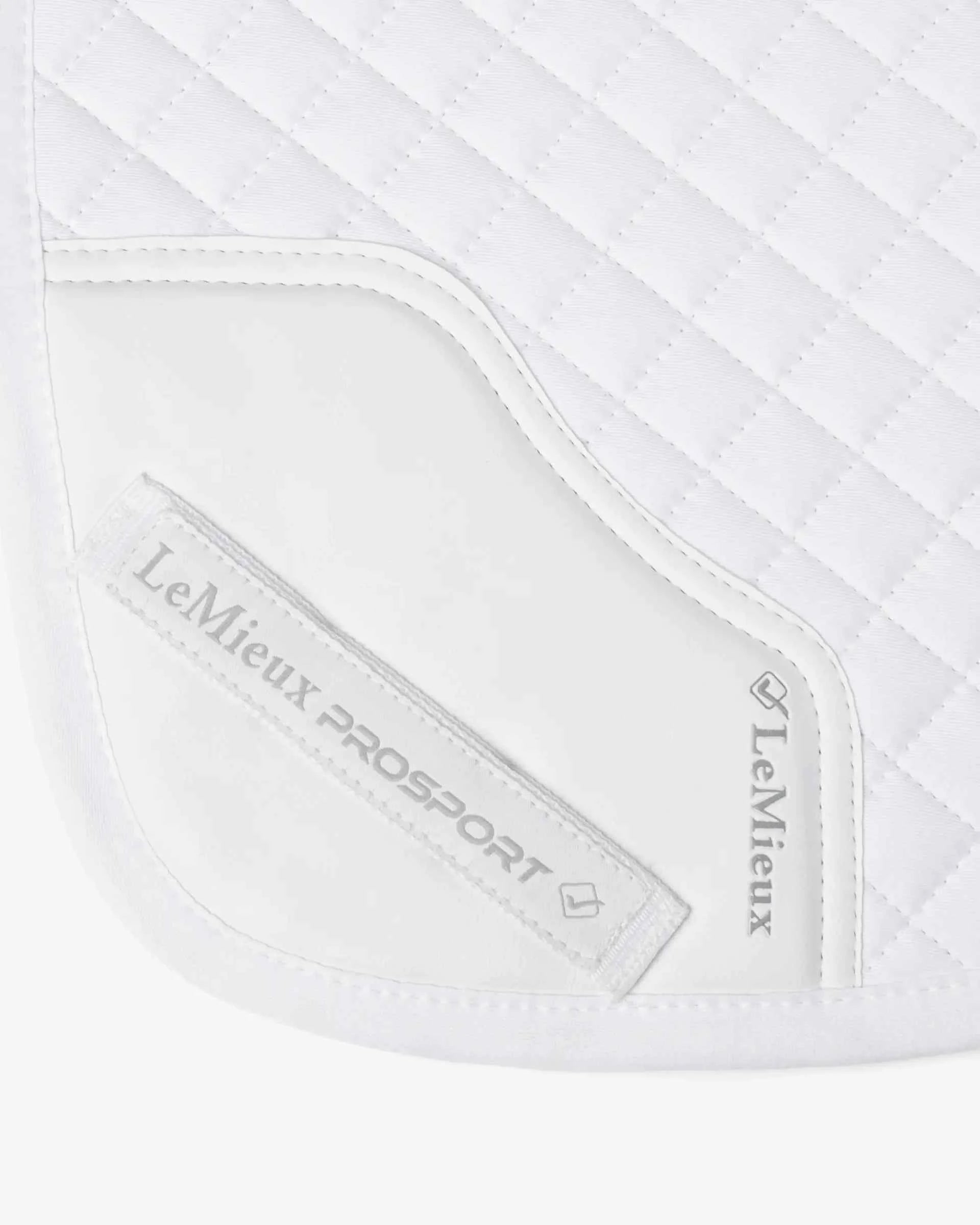 LeMieux Cotton Close Contact Half Square White