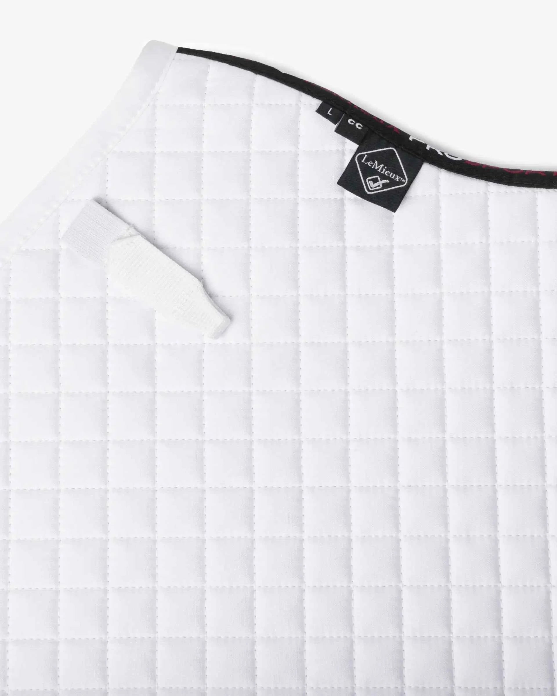 LeMieux Cotton Close Contact Half Square White