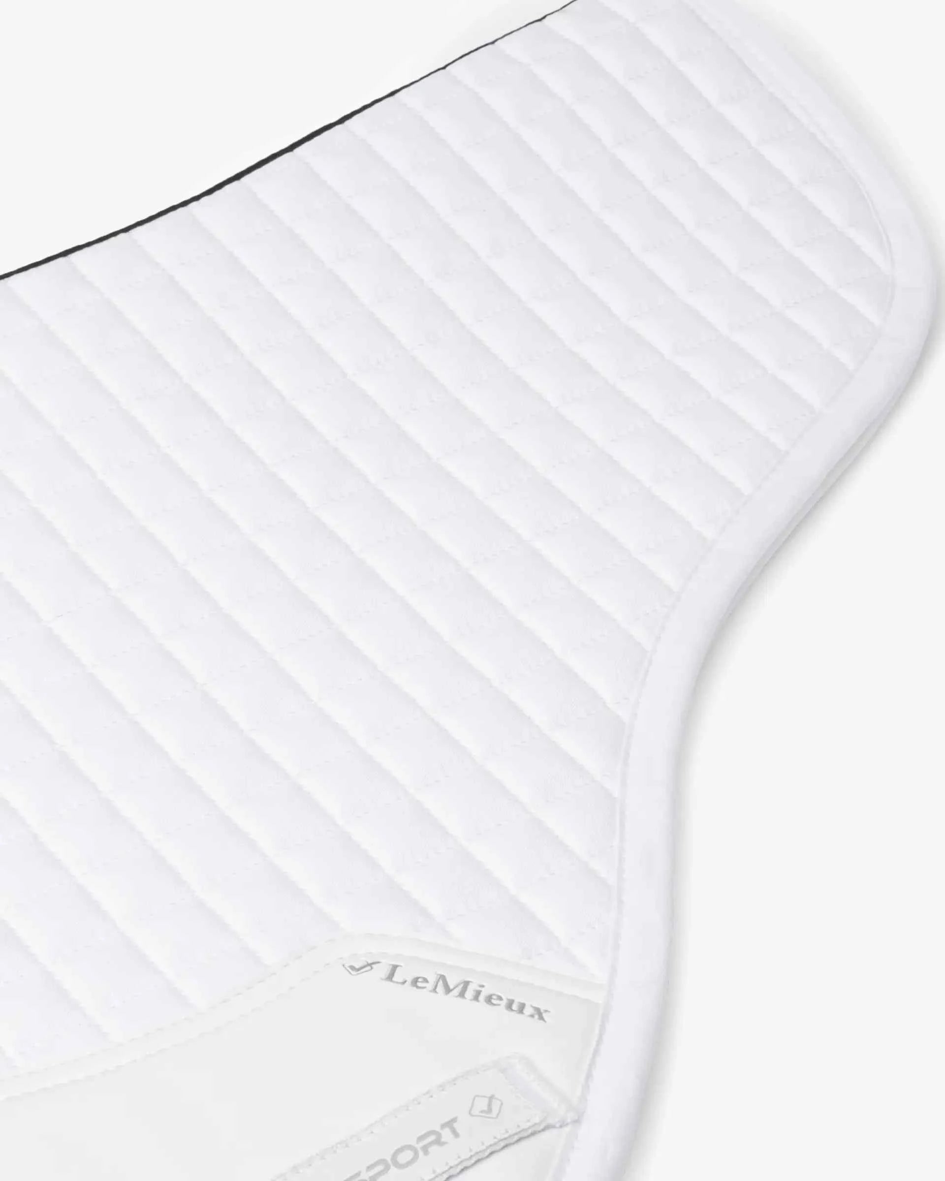 LeMieux Cotton Close Contact Half Square White