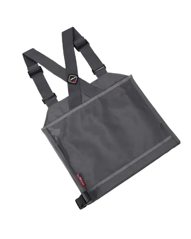 LeMieux Eventing Bib Slate Grey - Competition Number Holder with Adjustable Straps