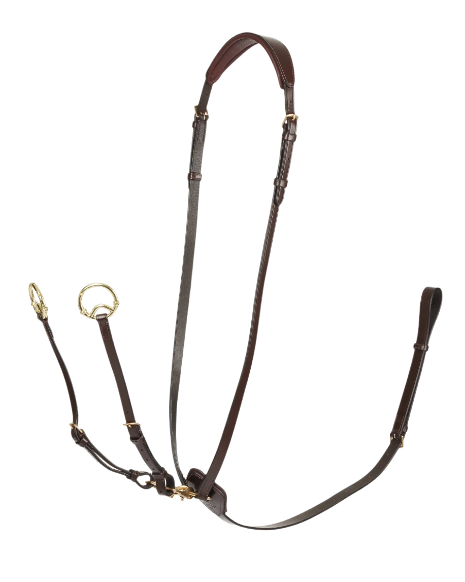 LeMieux Kudos Running Martingale Havana/Brass