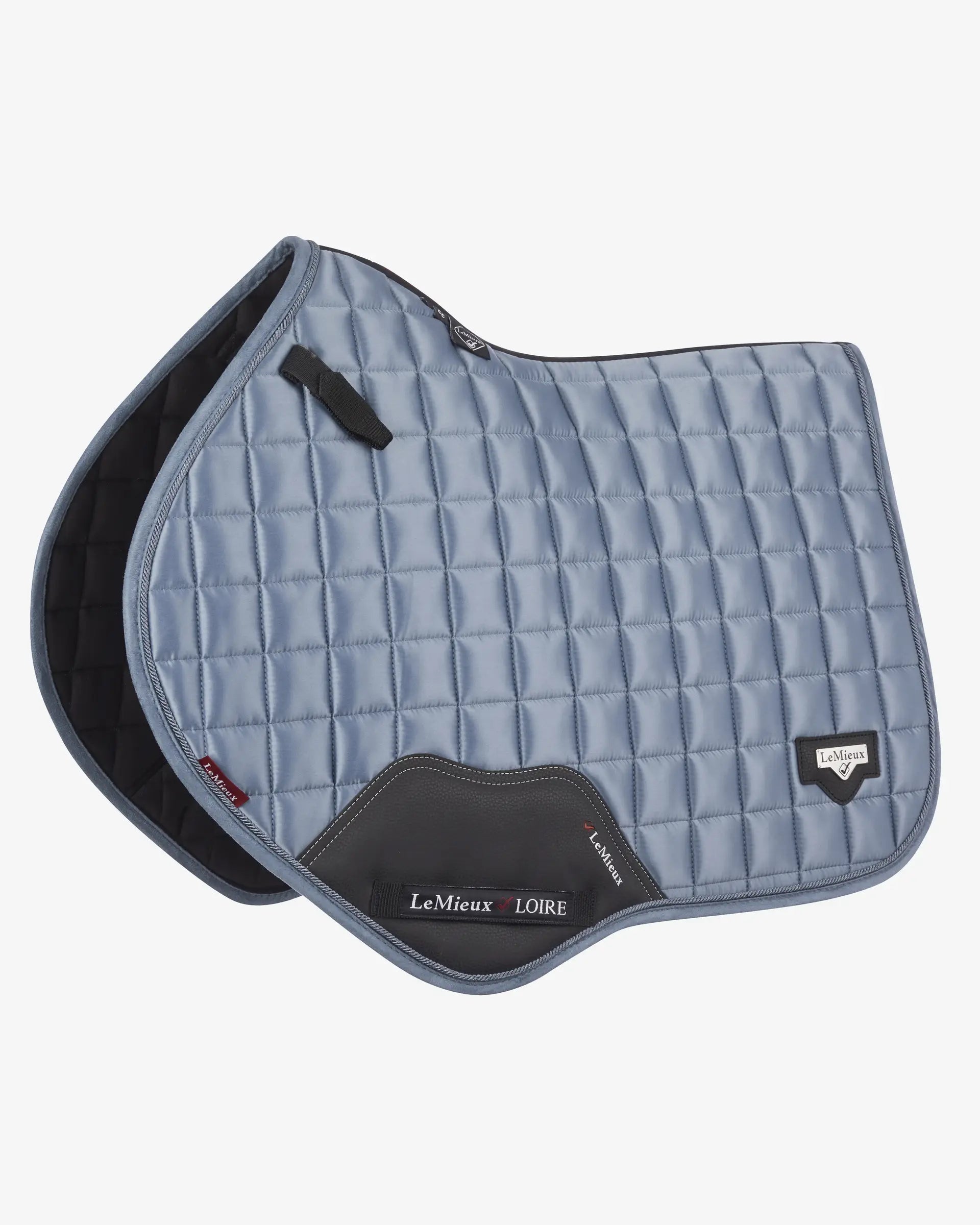 LeMieux Loire Classic Close Contact Saddle Pad - Ice Blue. Premium equestrian saddle pad for comfort and style.