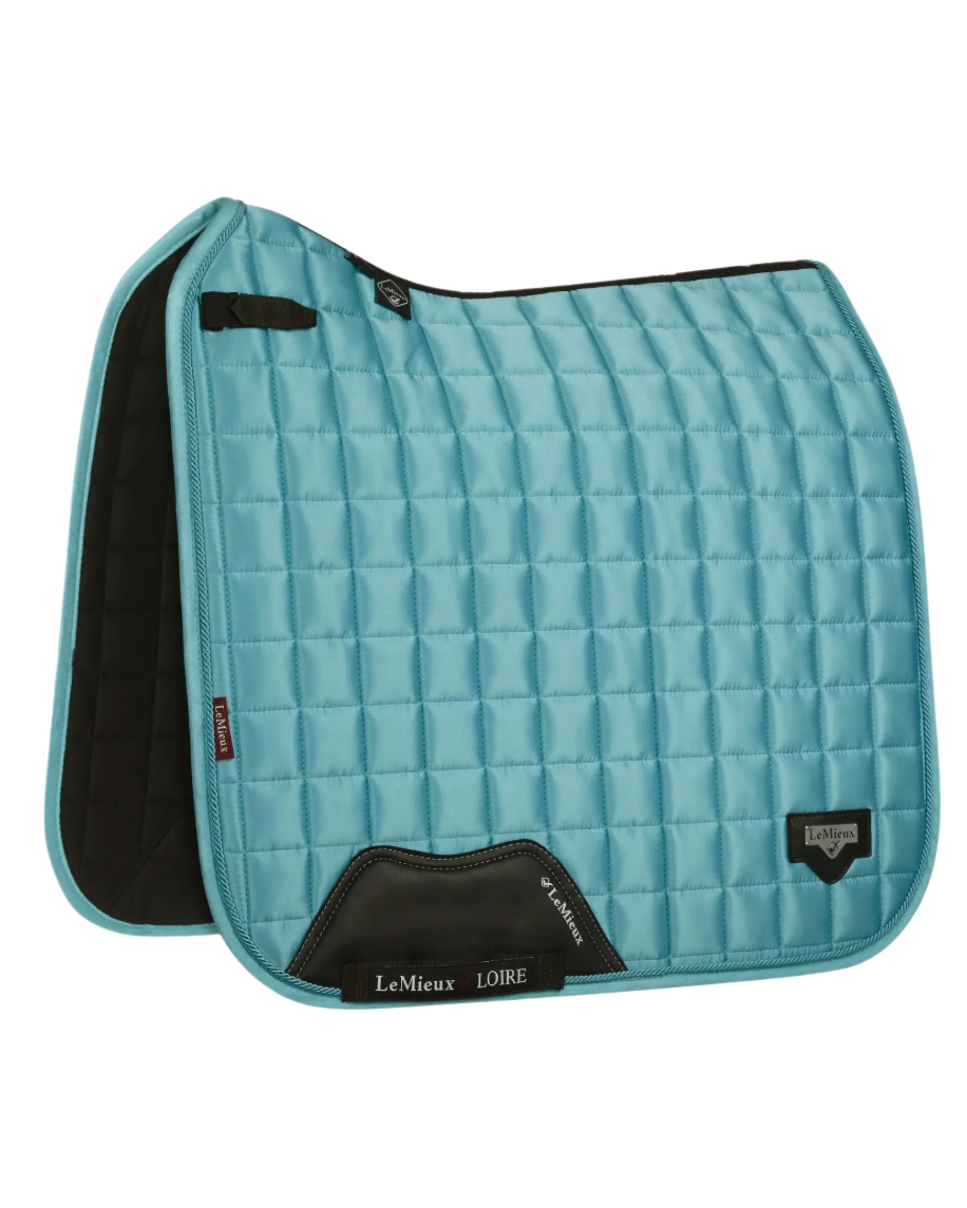 LeMieux Loire Classic Dressage Saddle Pad - Azure. Premium equestrian saddle pad. Style, comfort, and performance combined.