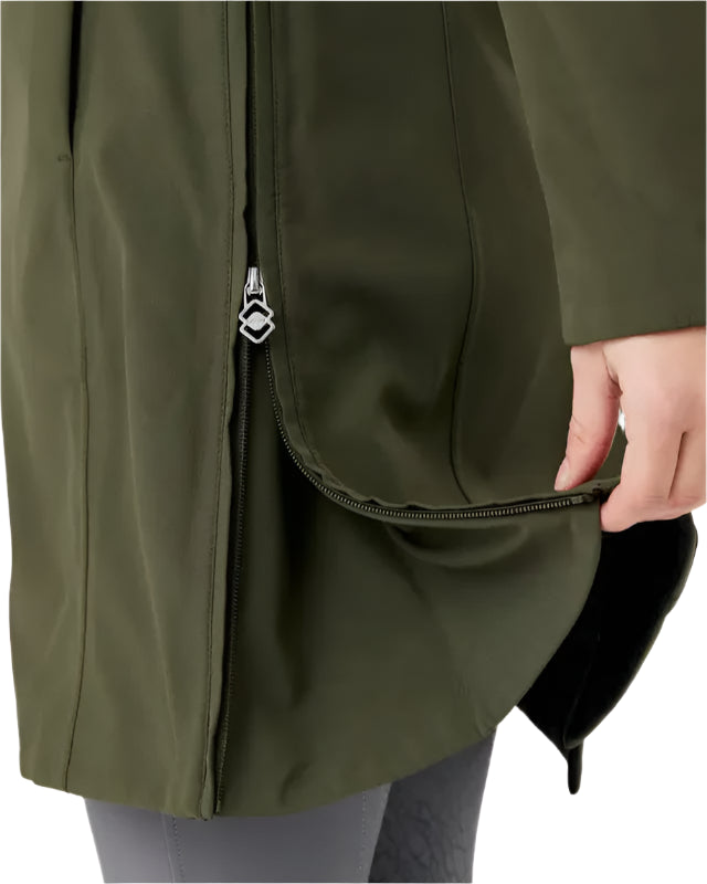 LEMIEUX MAISIE Lightweight Riding Jacket Forest - Water-Resistant Equestrian Coat with Zippers & Vents