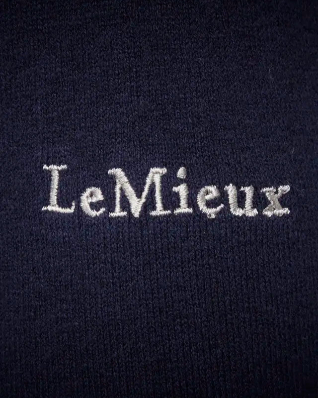 LeMieux Mens Navy Crew Neck Jumper. Stylish Equestrian Clothing. Quality Knit. LeMieux Brand.