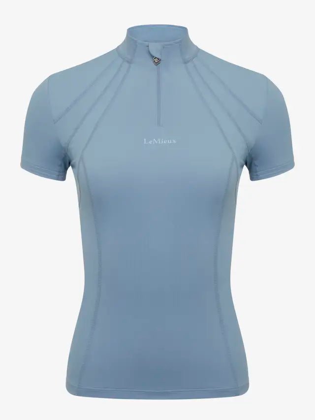 LeMieux Mia Mesh Short Sleeve Base Layer Denim | Equiflair