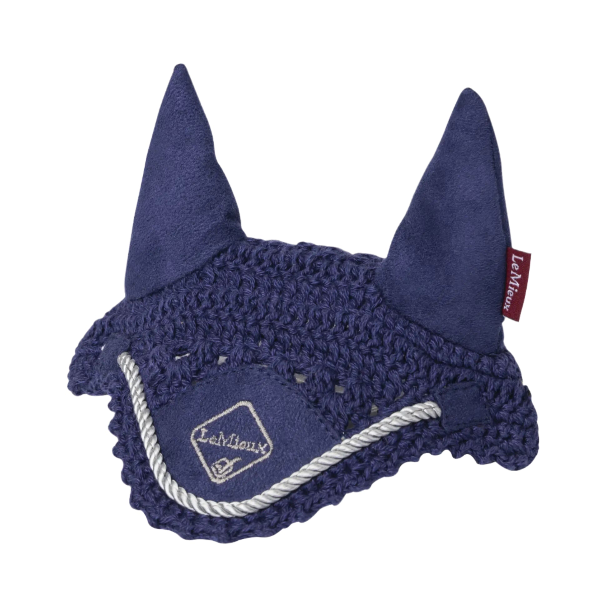 LEMIEUX TOY PONY FLY HOOD INK BLUE | Miniature Horse Ear Net | Equestrian Toy Accessory