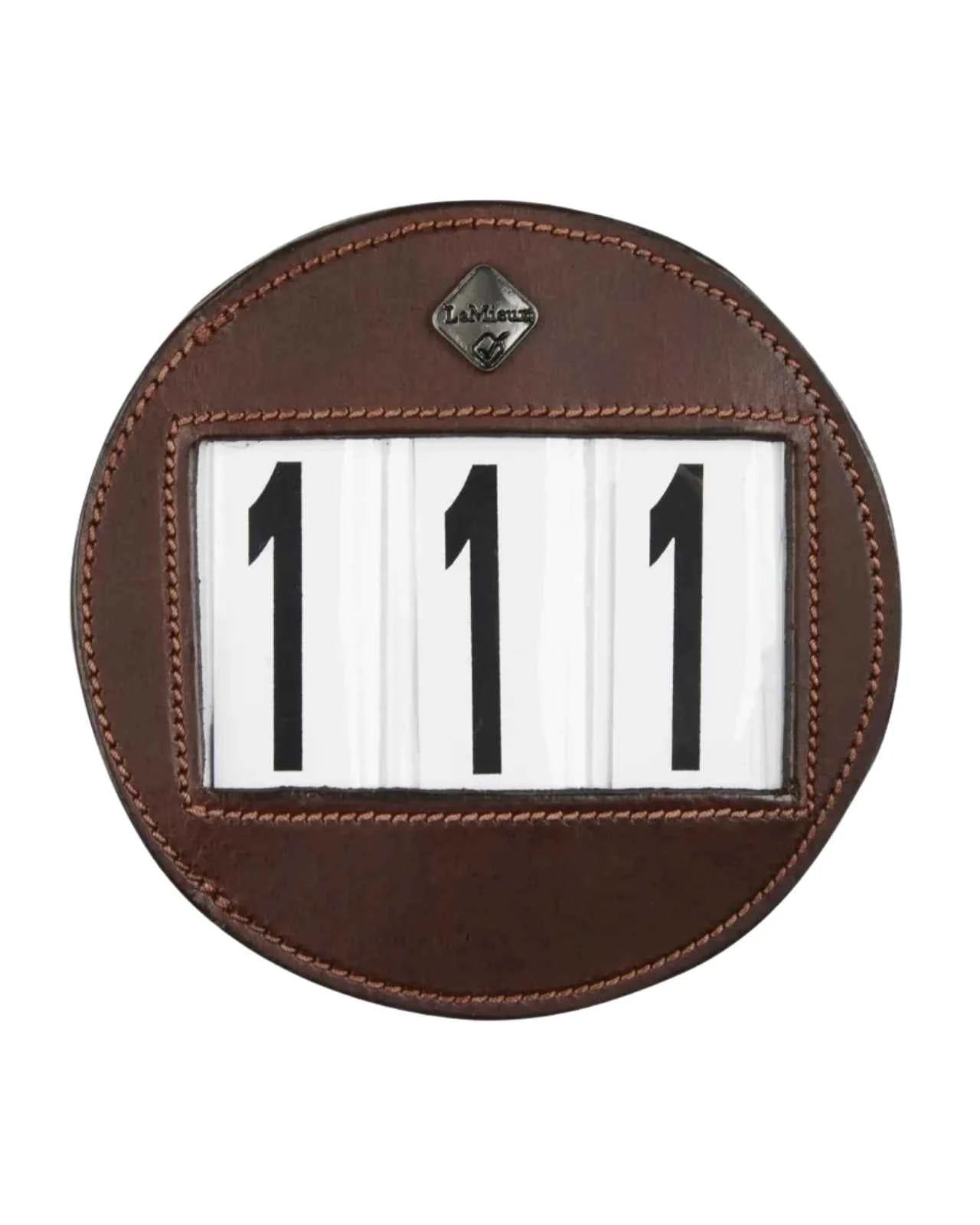 LeMieux Bridle Number Holder Brown