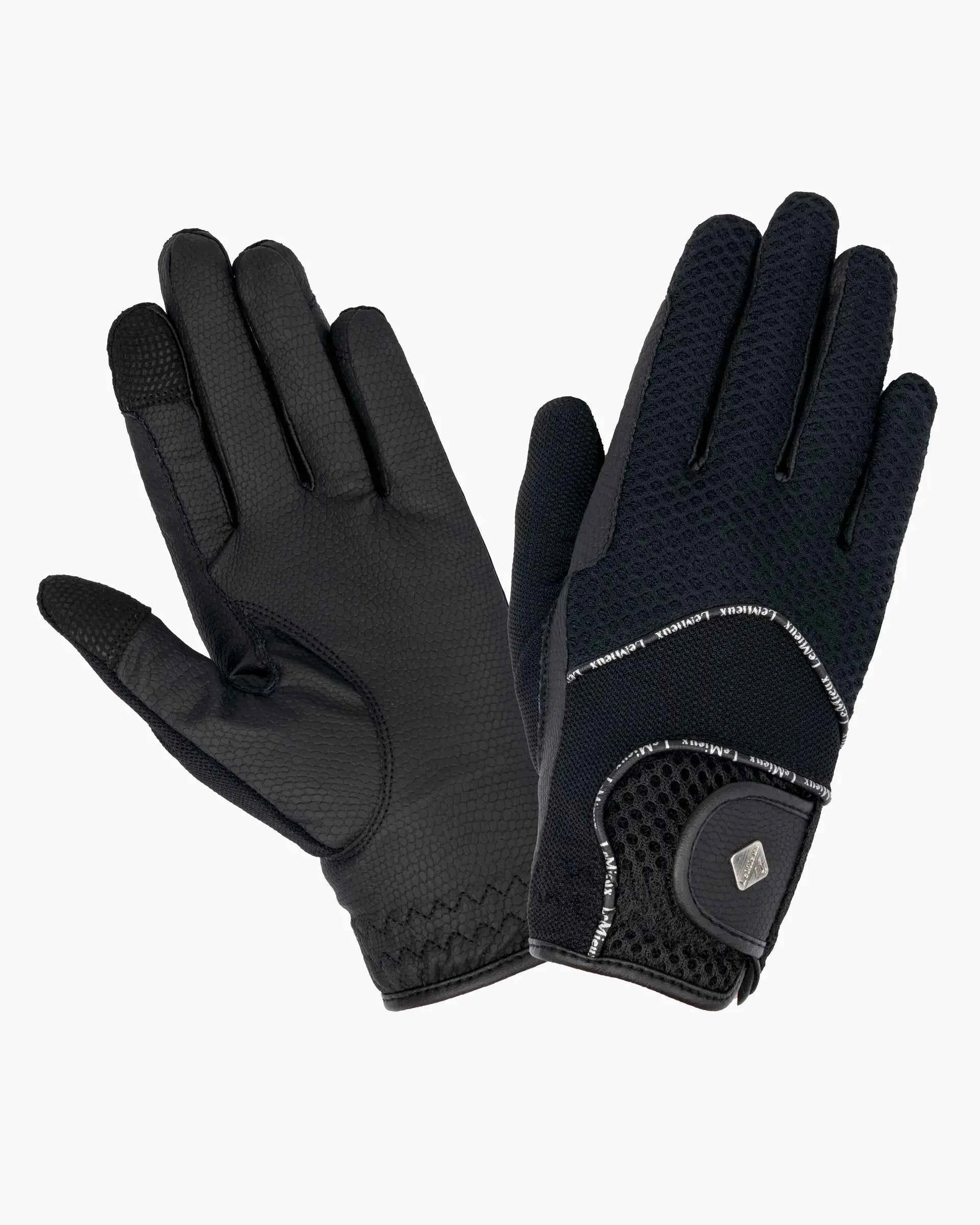 LeMieux 3D Mesh Riding Gloves Black