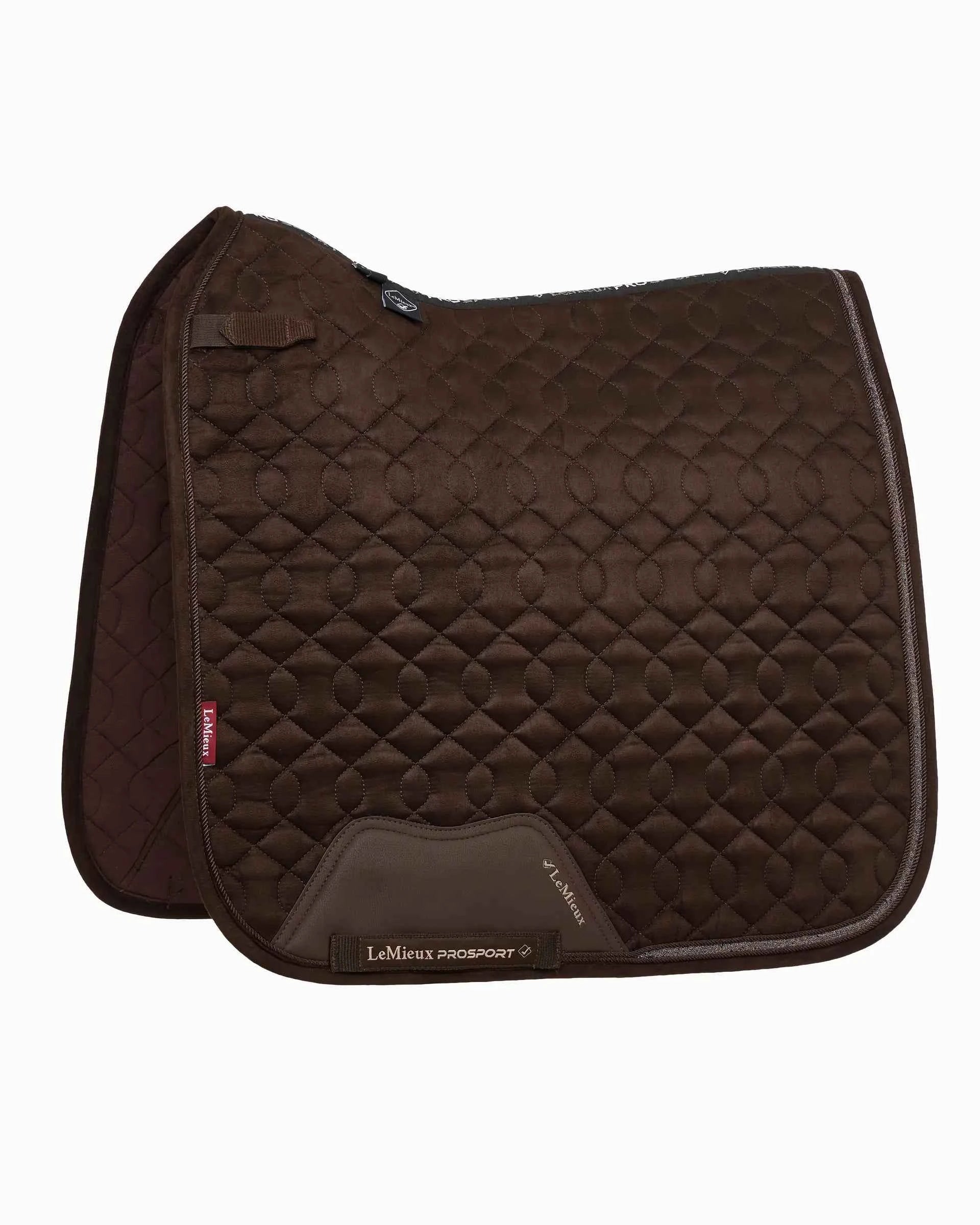 LeMieux Crystal Suede Dressage Square Brown
