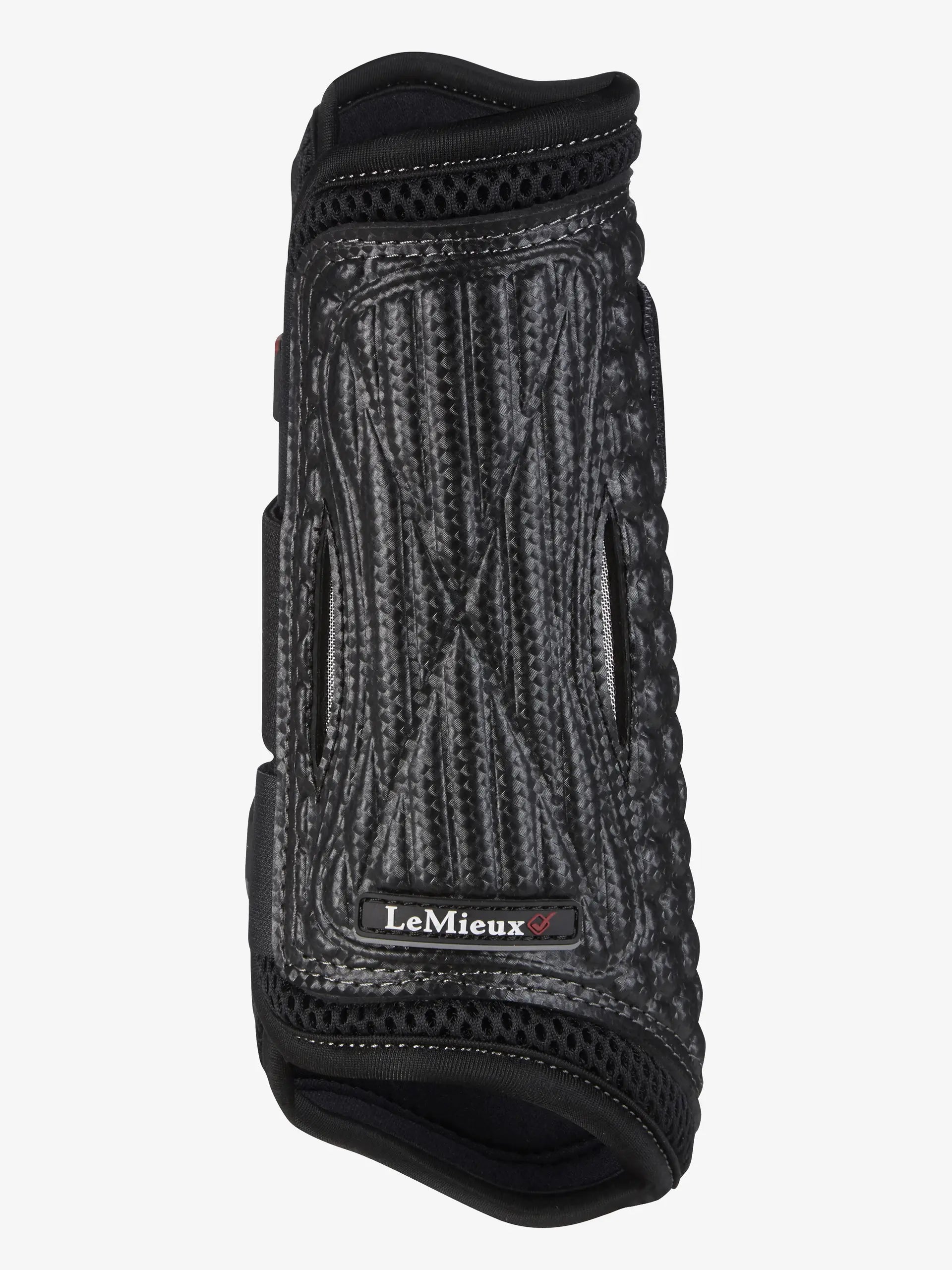 LeMieux ShocAir XC Front Boots Black - Equestrian Cross Country Horse Riding Protective Gear Equiflair