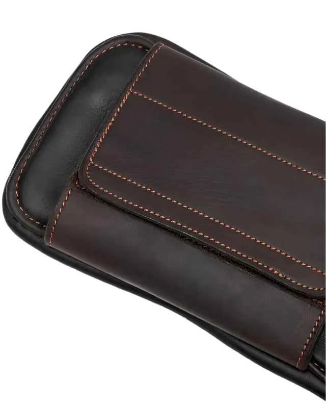 LeMieux Gel-Tek Anatomic Short Stud Girth with Magnet Brown