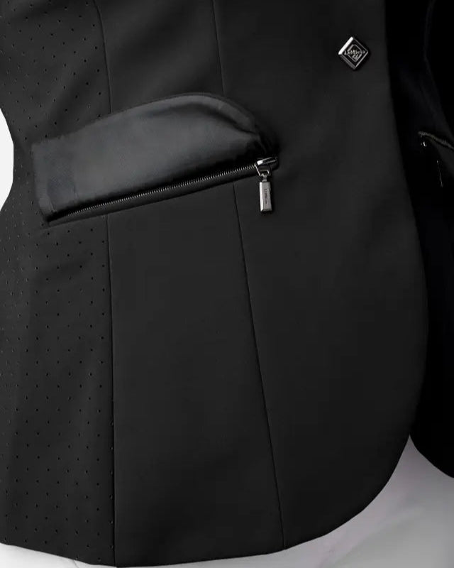 LeMieux Dynamiqué Black Show Jacket | Equestrian Competition Apparel for Women