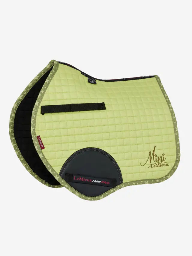 LeMieux Mini Suede Jump Square Kiwi