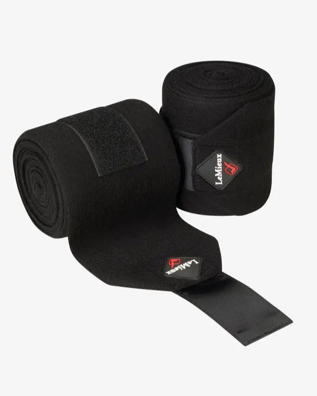 LEMIEUX Stable Bandages - Black Horse Leg Wraps | Equiflair - Protection & Support