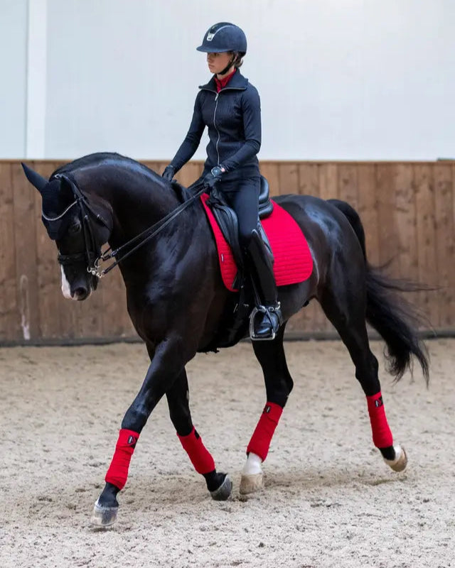 LeMieux Suede Dressage Square Chilli