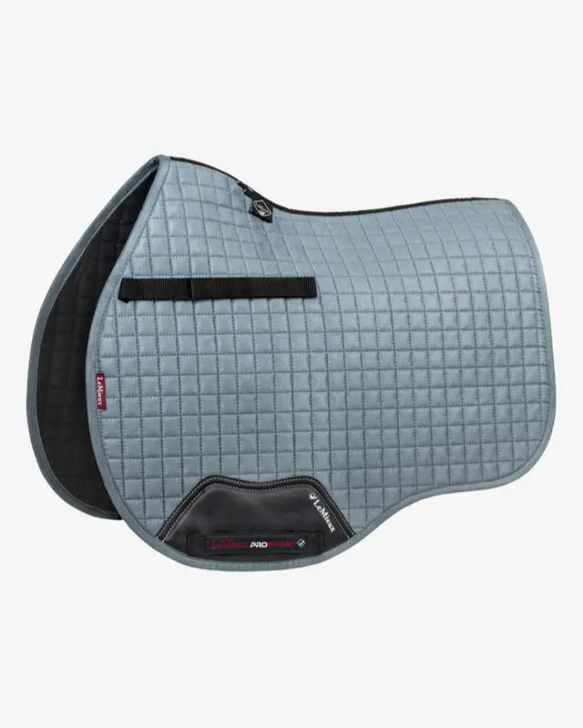 LEMIEUX Suede GP Square Saddle Pad - Ice Blue | Equiflair Horse Riding Tack