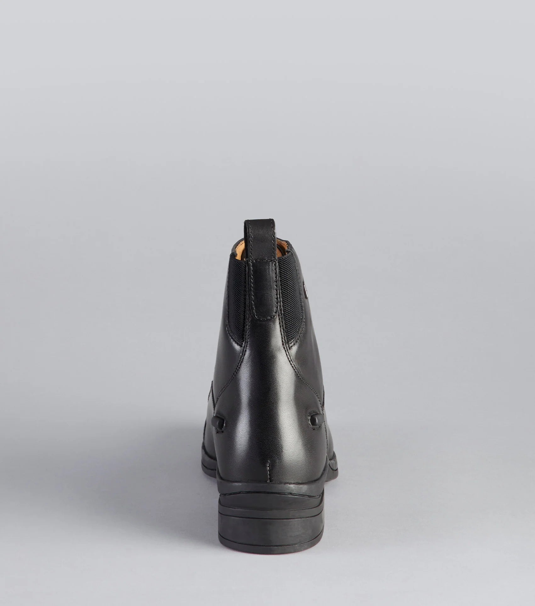 Black Leather Paddock Boots Ladies Riding Boot Back View Equiflair